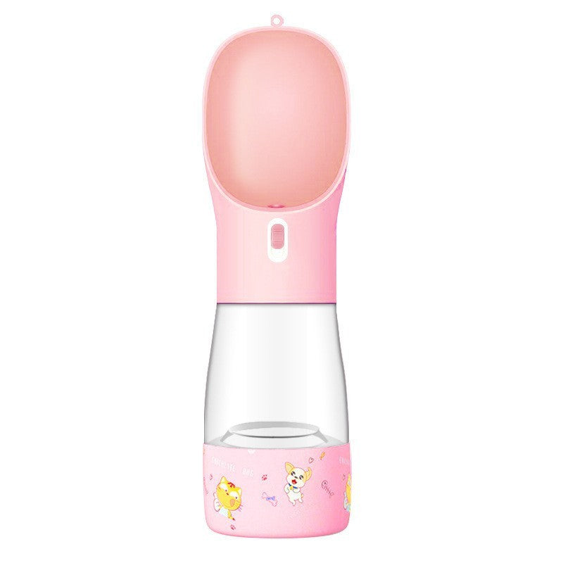 2 in 1  Haustiere  Wasserflasche