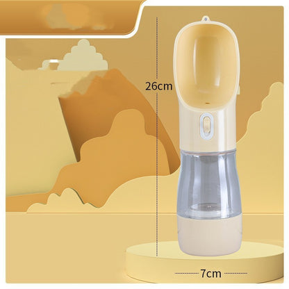 2 in 1  Haustiere  Wasserflasche