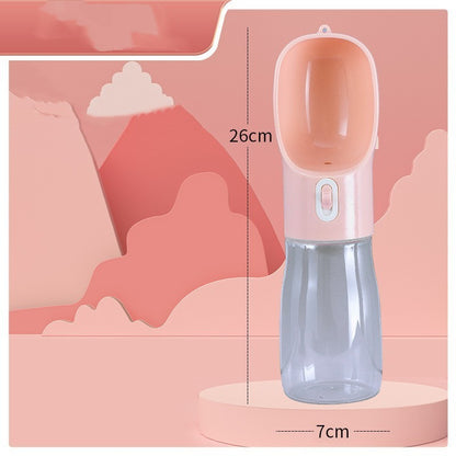 2 in 1  Haustiere  Wasserflasche